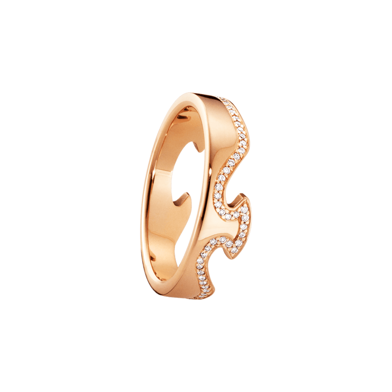 Fusion Diamond End Ring - Rose Gold - 20000625