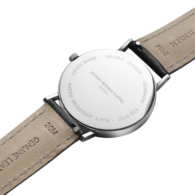 Koppel Quartz Gents Watch, 38mm - Black/Black - 3575708