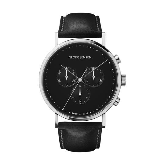 Koppel Gents Chronograph Watch, 41mm - Black/Black - 10019775