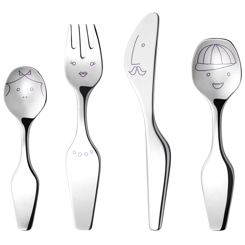 Alfredo Twist Family 4pcs Cutlery Set - 3580049