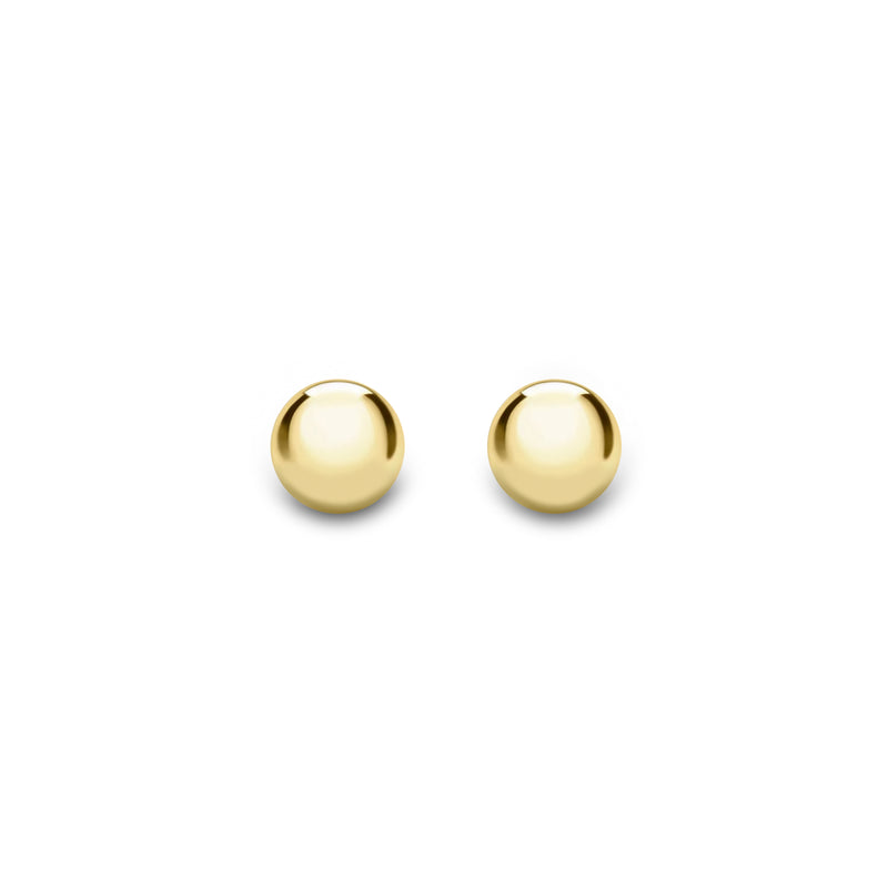 7mm Ball Stud Earrings - 9ct Yellow Gold