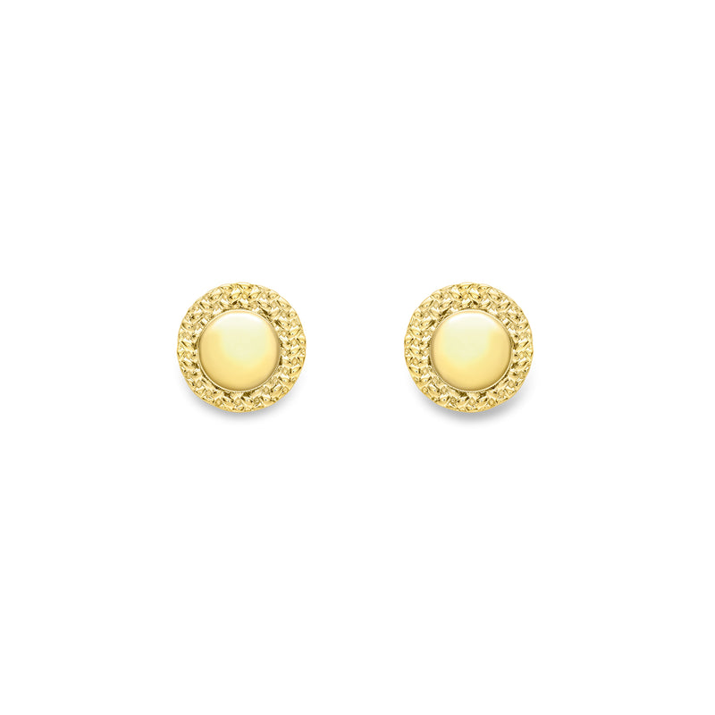 Stud Earrings - 9ct Yellow Gold