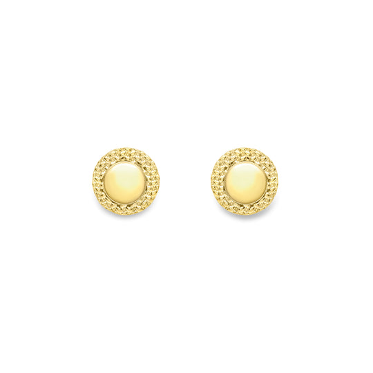 Stud Earrings - 9ct Yellow Gold