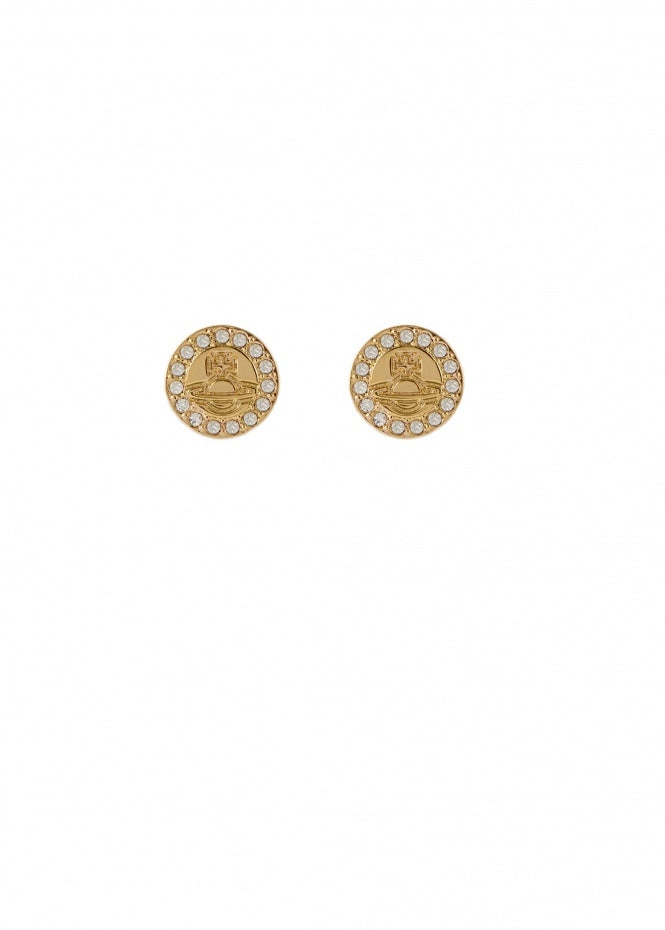 Claretta Stud Earrings - Gold - 62010224-R108-CN