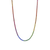 Milano Rainbow Choker Necklace - 3992MC/39