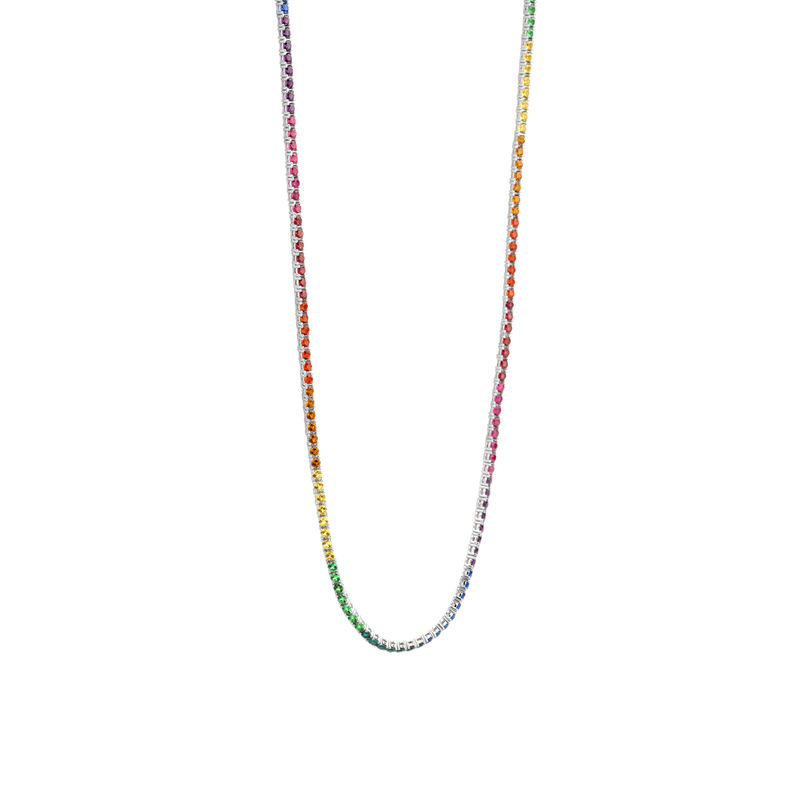 Milano Rainbow Choker Necklace - 3992MC/39