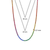 Milano Rainbow Choker Necklace - 3992MC/39