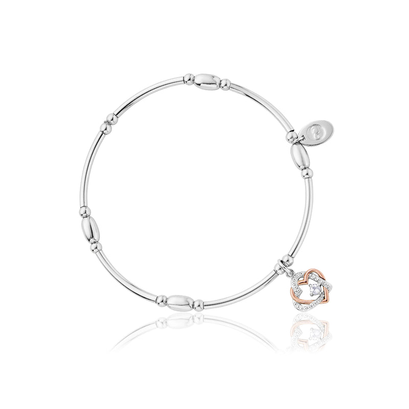 Always In My Heart Affinity Bead Bracelet - Silver - 3SAFF0361