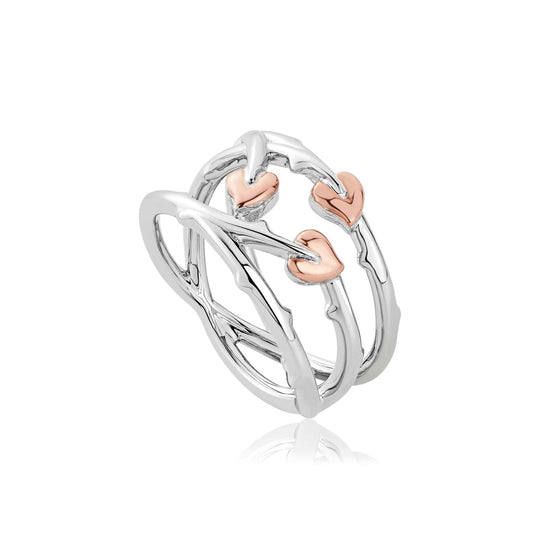 Julien Macdonald Betrayal Ring - Silver/Rose - 3SJMC0456