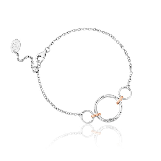 Ripples Triple Circle Bracelet - Silver - 3SRPP0204