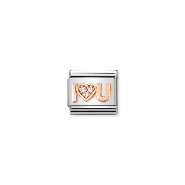 Composable I Heart You Link - Rose Gold - 430305/36