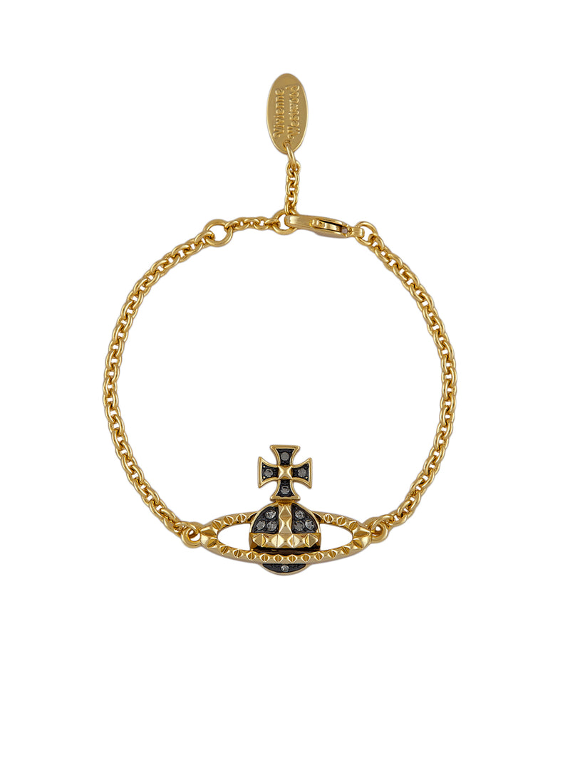 Mayfair Bas Relief Bracelet - Gold/Black - 61020032-02R563-MY