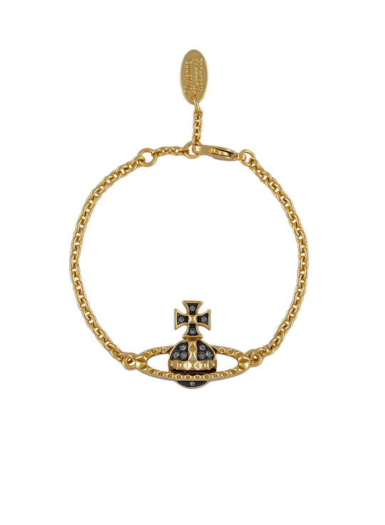 Mayfair Bas Relief Bracelet - Gold/Black - 61020032-02R563-MY