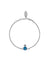 Reina Small Bracelet - Silver/Blue - 61020056-02P168-SM