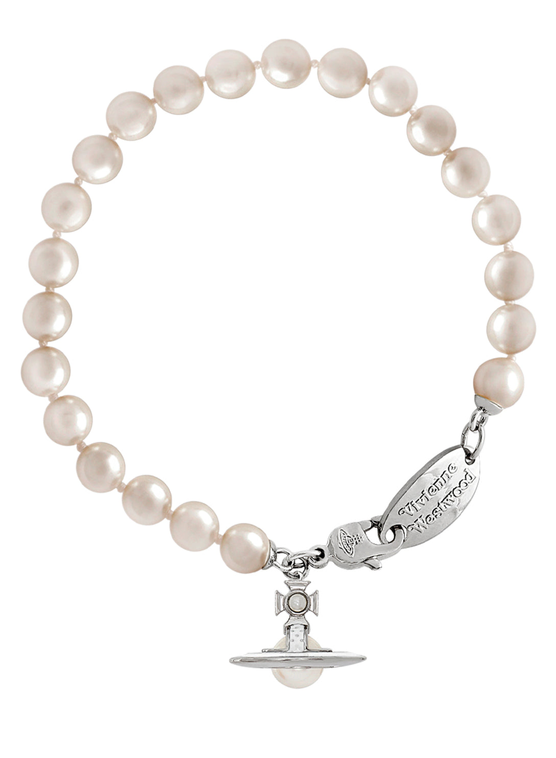 Vivienne westwood pearl 2025 orb bracelet