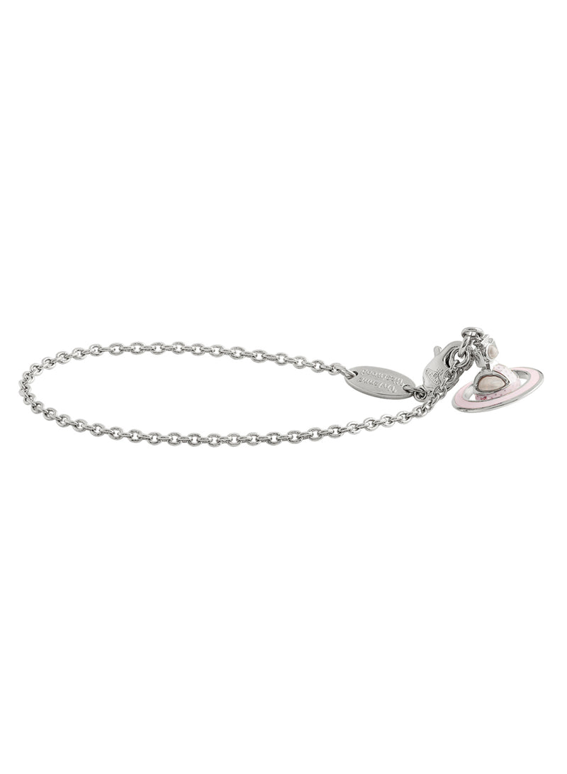 Simonetta Pearl Chain Bracelet - Silver/Pink - 61020175-02P200-CN