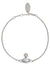 Simonetta Bas Relief Bracelet - Silver/White - 61020176-02P113-CN