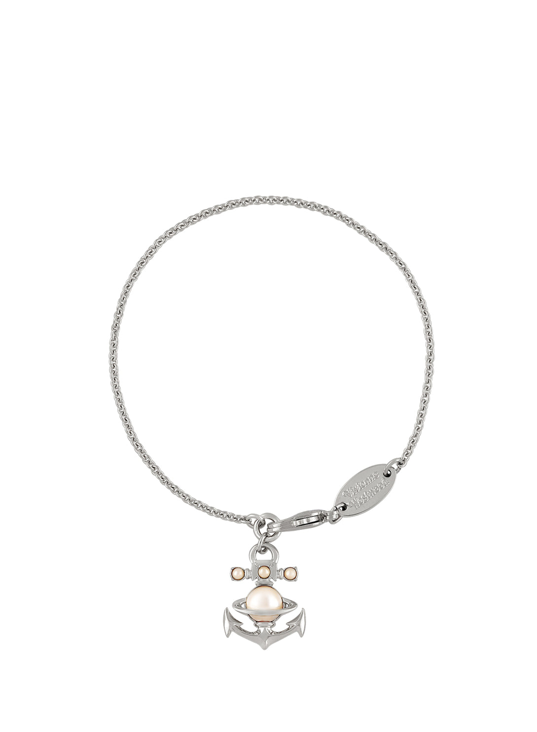 Nora platinum-plated brass and cubic zirconia necklace | MILANSTYLE.COM
