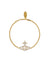 Olympia Pearl Chain Bracelet - Gold/White - 3706388