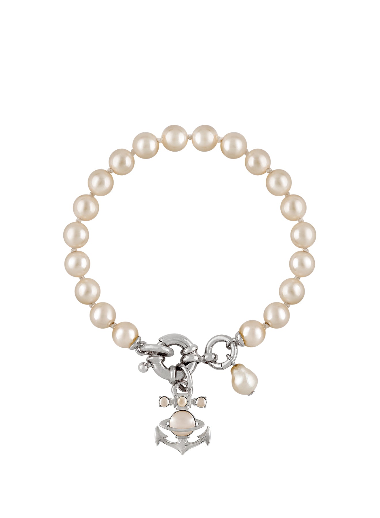 ★Vivienne Westwood★ [Vivienne Westwood] Marialena Bracelet Marialena Pearl Bracelet - Silver - 61030074-02P103-CN