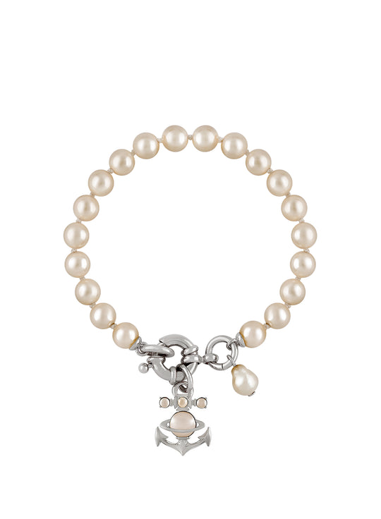 Marialena Pearl Bracelet - Silver - 61030074-02P103-CN