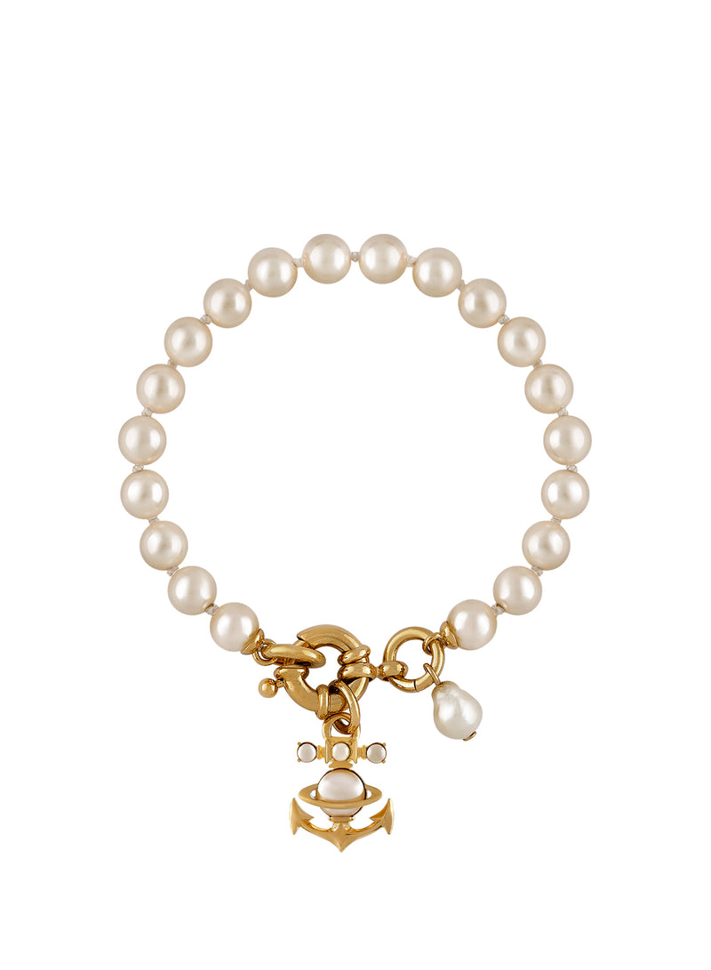 Marialena Pearl Bracelet - Gold - 61030074-02R107-CN