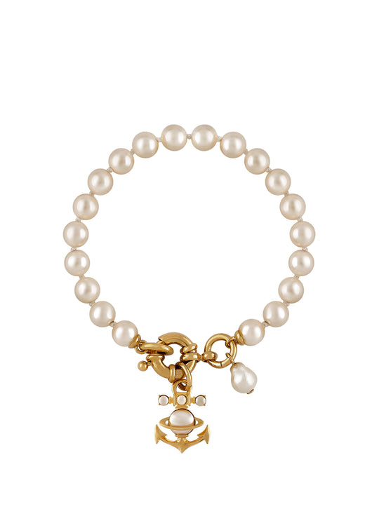 Marialena Pearl Bracelet - Gold - 61030074-02R107-CN