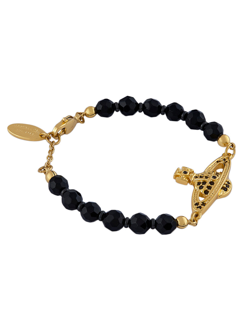 Messaline Bracelet - Gold/Black - 61030075-02R567-CN