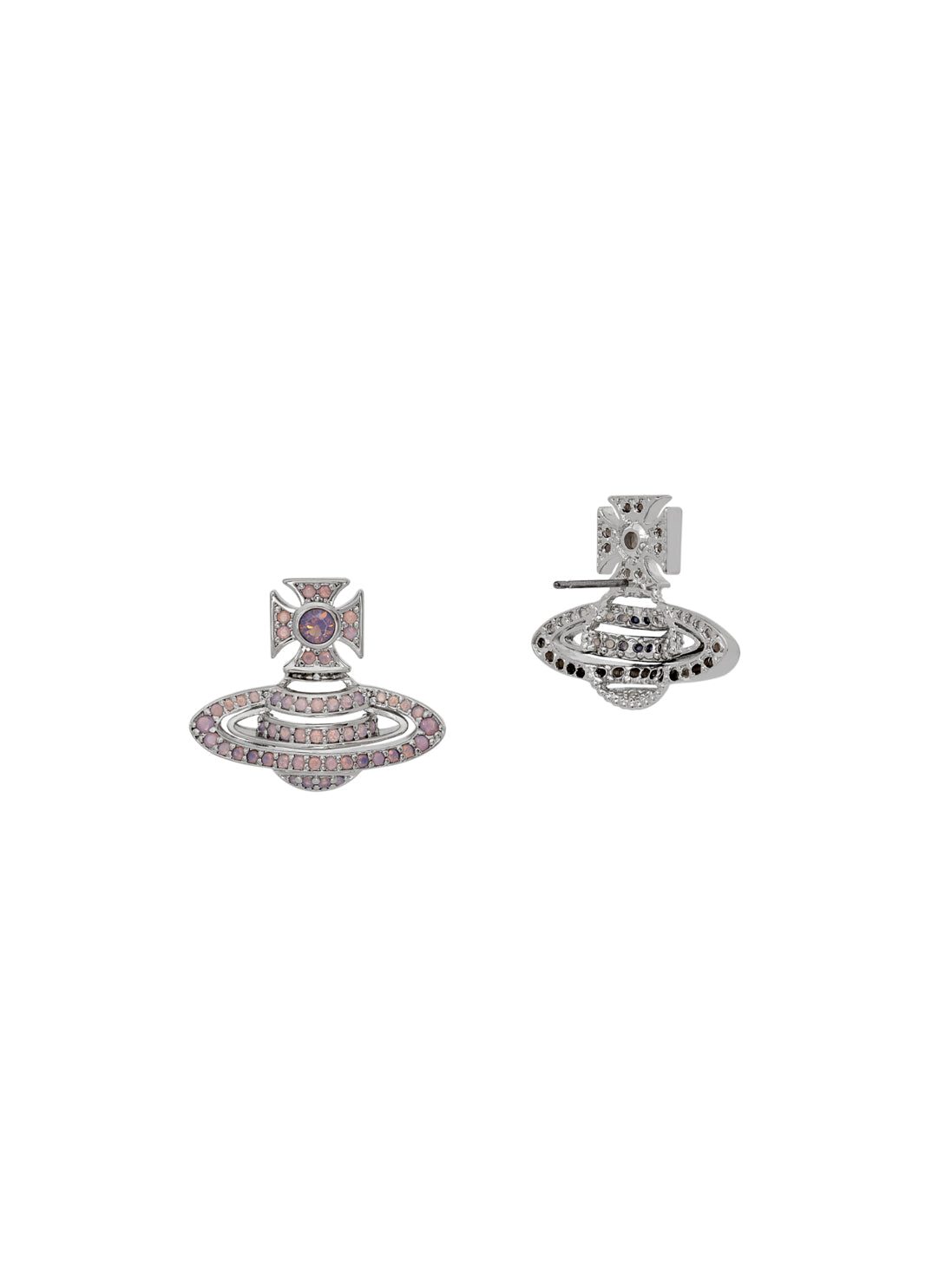 Hermine Bas Relief Earrings - Silver - 62010318-02P202-SM – Sarah 
