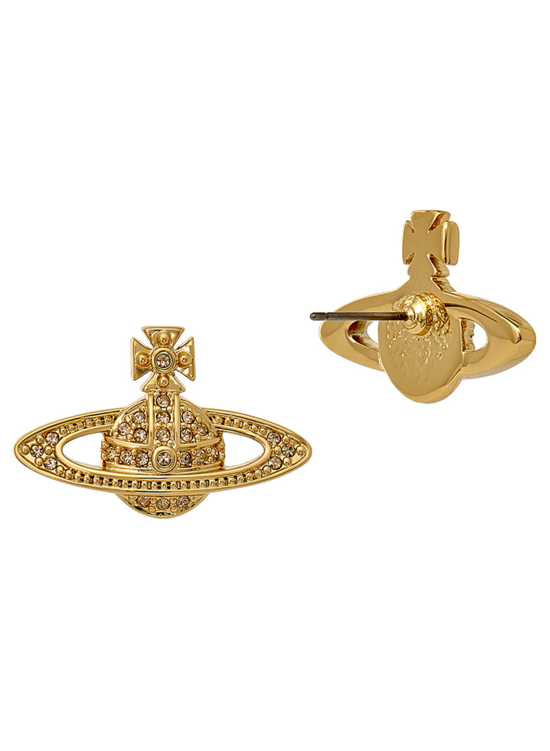 Mini Bas Relief Earrings - Gold - 62020033-02R121-CN