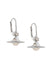 Simonetta Earrings - Silver/White - 62020115-02P113-CN