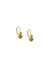 Donna Bas Relief Drop Earrings - Gold/Turquoise - 62020127-02R526-SM