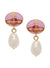 Loelia Earrings - Gold/Pink - 62020143-02R524-IM