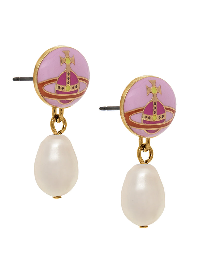 Loelia Earrings - Gold/Pink - 62020143-02R524-IM