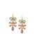 Faustine Skull Earrings - Gold/Rose/Violet - 6202014N-02R565-CN