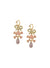 Faustine Skull Earrings - Gold/Rose/Violet - 6202014N-02R565-CN