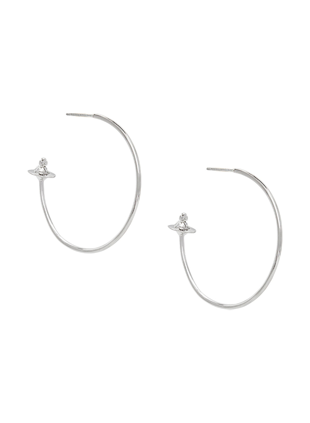 Rosemary Hoop Earrings - Silver - 62030020-02P019-IM – Sarah Layton