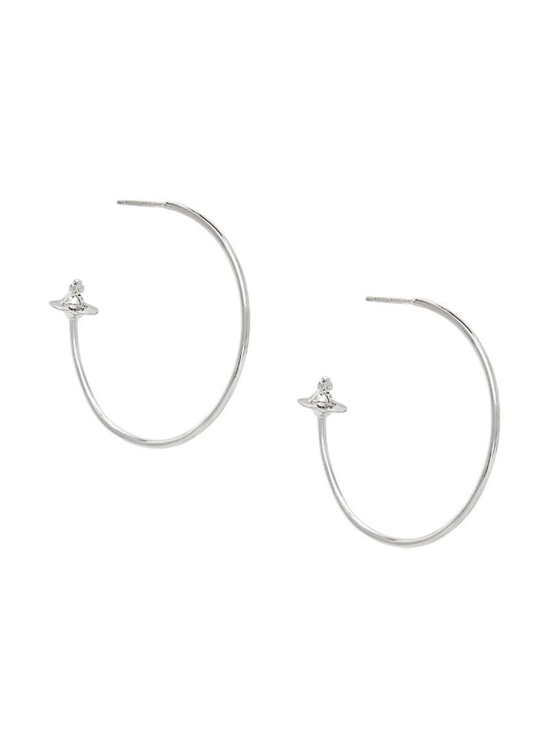 Rosemary Hoop Earrings - Silver - 62030020-02P019-IM