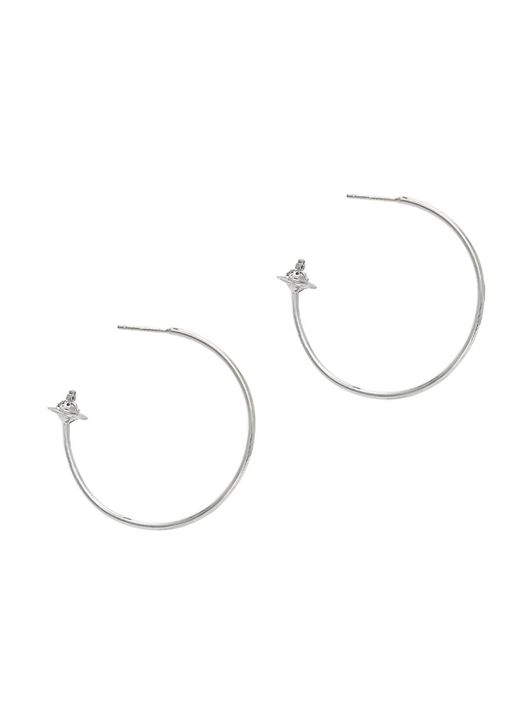 Rosemary Hoop Earrings - Silver - 62030020-02P019-IM – Sarah Layton