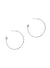 Rosemary Hoop Earrings - Silver - 62030020-02P019-IM