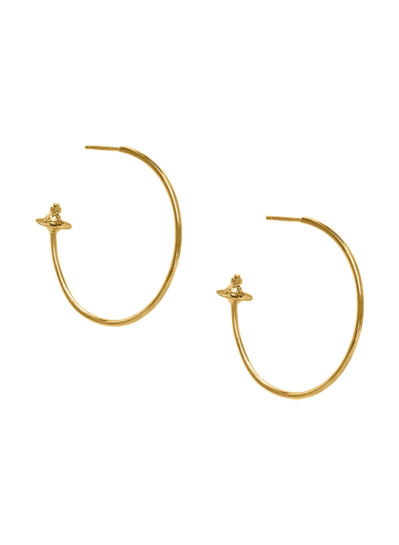 Rosemary Hoop Earrings - Gold - 62030020-02R001-IM