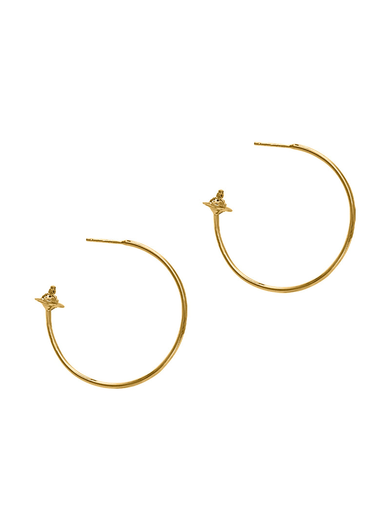 Rosemary Hoop Earrings - Gold - 62030020-02R001-IM