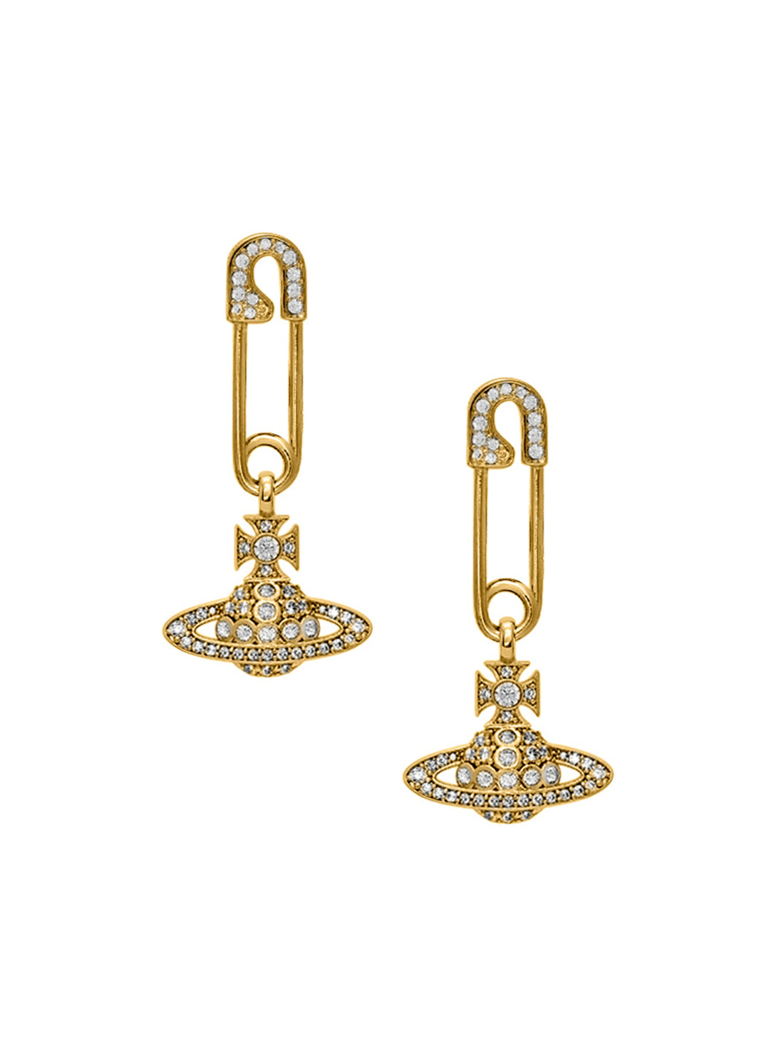 Vivienne Westwood Rosemary Small Hoop Earrings - Gold ~ BE1642/2