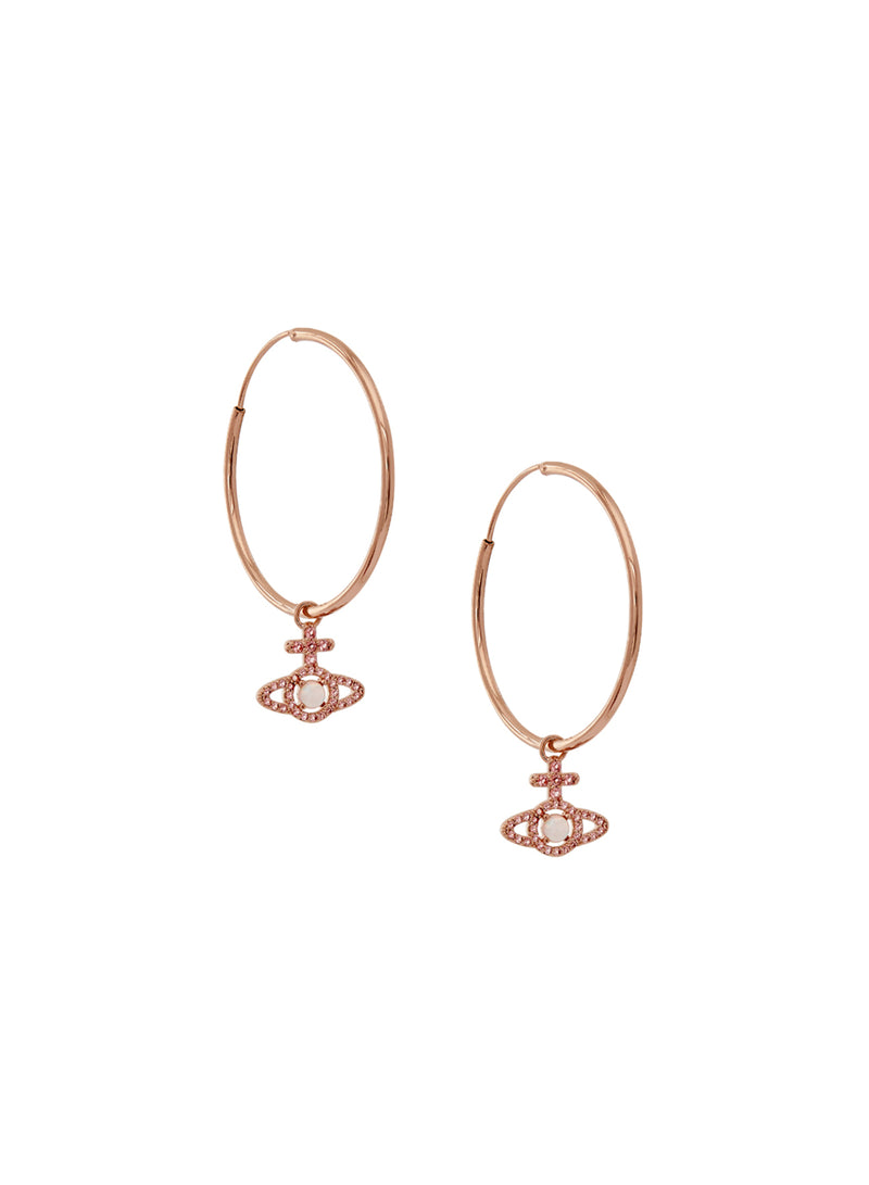 Olympia Hoop Earrings - Rose Gold - 62030069-02G237-SM