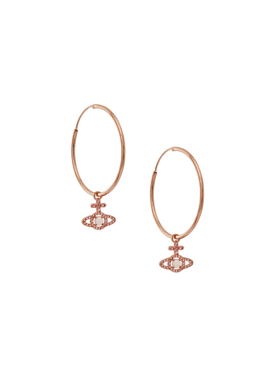 Olympia Hoop Earrings - Rose Gold - 62030069-02G237-SM