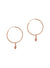 Olympia Hoop Earrings - Rose Gold - 62030069-02G237-SM