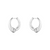 Reflect Large Earhoop Earrings - Silver - 20001177