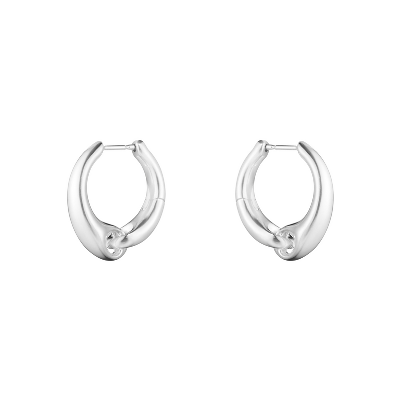 Reflect Large Earhoop Earrings - Silver - 20001177