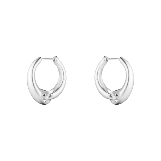 Reflect Large Earhoop Earrings - Silver - 20001177