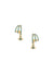 Ayana Earrings - Gold/Turquoise - 6203006H-02R537-SM